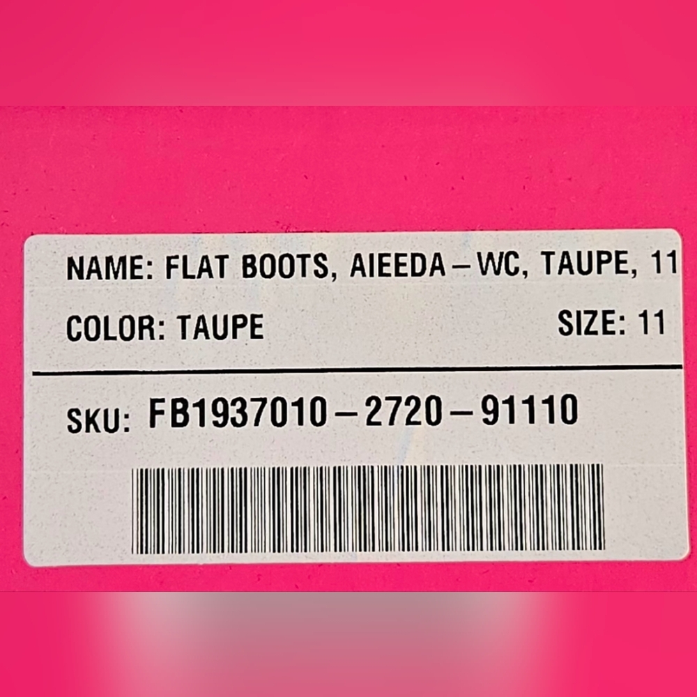Shoe Dazzle Tan Heeled Boots NWOT SIZE 11 WC - Picture 4 of 13